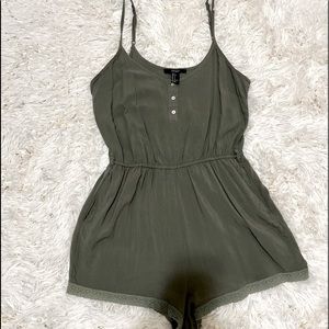 Forever 21 Small green romper